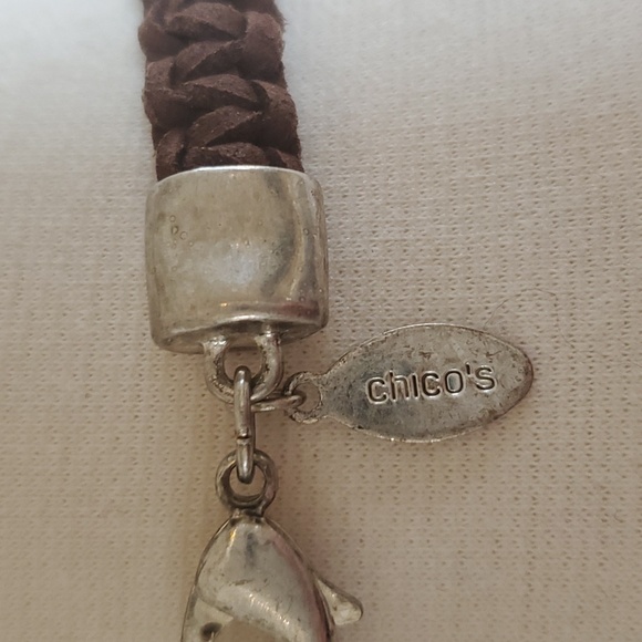 Chico's Nova Earring (New With Tags ) and Multi Strand Nova Necklace Set - Picture 9 of 14